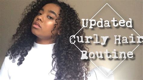 Updated Curly Hair Routine 2017 Youtube