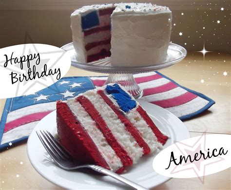 Happy Birthday American Flag Cake Recipe Celebrating Holidays