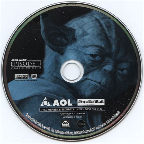 Aol 70 Star Wars Episode Ii Promotional Cd Rom America On Line