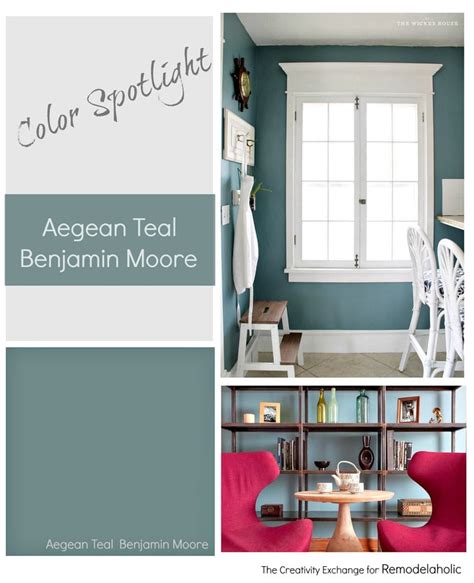 Remodelaholic Color Spotlight Benjamin Moore Aegean Teal