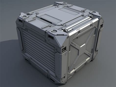 Sci Fi Containers 3d Model Cgtrader