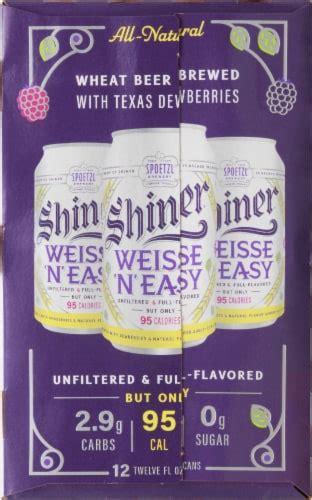 Shiner® Weisse N Easy Wheat Beer 12 Cans 12 Fl Oz Frys Food Stores