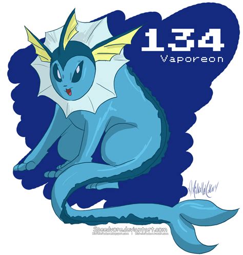 134 Vaporeon By Speedvore On Deviantart