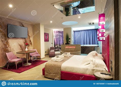 Large Spacious Motel Bedroom Interior Editorial Photo Image Of