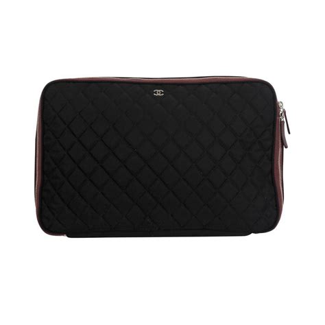 Chanel Christmas 2012 Quilted Nylon Laptop Case At 1stdibs Chanel