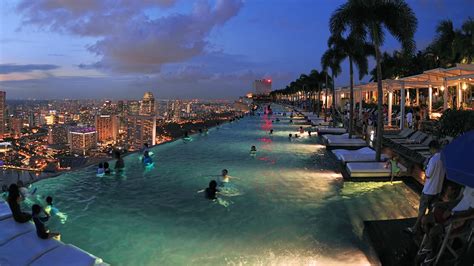 MBS Skypark Infinity Pool Bars Restaurants Visit Singapore