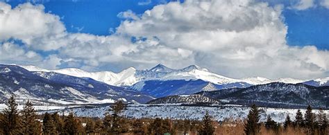 Colorado Rocky Mountains Scenery Skyline Image Free Stock Photo