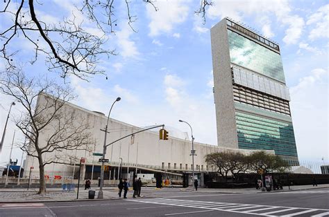 United Nations Headquarters Complex In Manhattan New York City