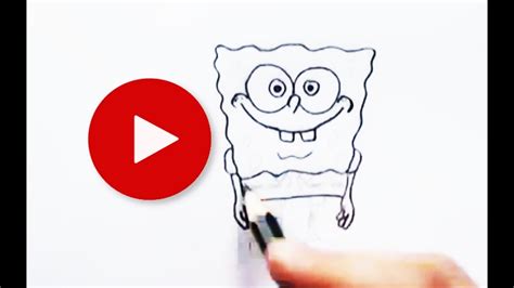 How To Draw Spongebob Squarepants With Pencil How To Draw Cartoons 1 Youtube