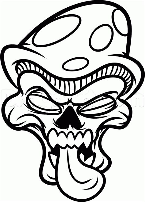 Trippy Easy Sketch Graffiti Art 10 Cool Drawings Of Gangsters Skull