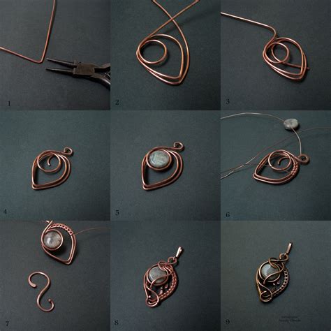 Tutorial Wire Work Jewelry Wire Jewelry Tutorial Wire Jewelry