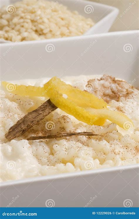 Rice Pudding Arroz Con Leche Stock Photo Image Of Food Focus 12229026