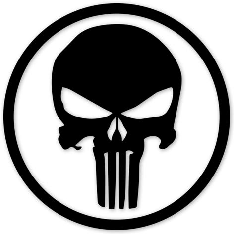 The Punisher Logo Icons White Logo 256x256 The Punish