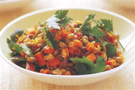Lentil Salad With Orange Dressing