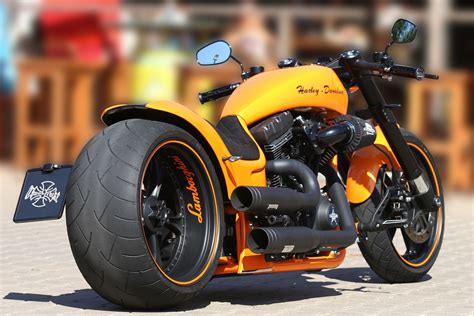 Harley Davidson Dragster Rs Tribute Bike To Lamborghini By