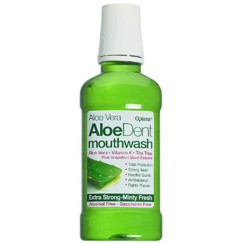 aloe vera mouthwash 250ml aloe dent natural collection