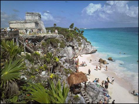 Travel Tulum The Historical Ruins With Wonderful Beaches