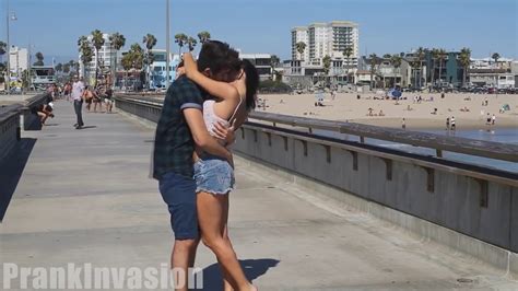 Kissing Prank Extreme Summer Kissing Pranks Prank Invasion Youtube