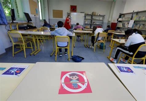 French Primary Pupils Trickle Back To Class After Eight Week Lockdown