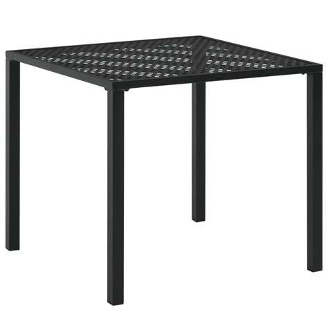 Check spelling or type a new query. WALFRONT Outdoor Dining Table Steel 31.5"x31.5"x28.3 ...