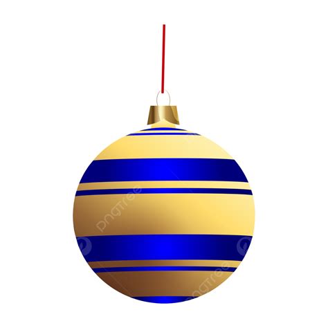 Yello Blue Christmas Ball With Transparent Baground Yello Blue