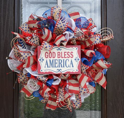 9 Patriotic Wreaths Under A Texas Sky