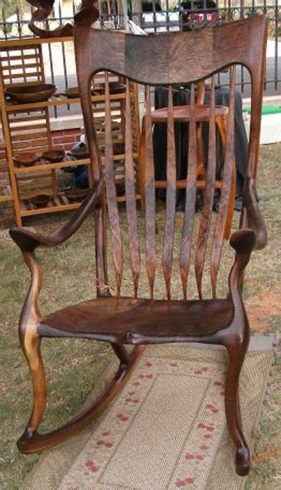 Rocking Chair Made From Figured Black Walnut Rocking Chair Furniture