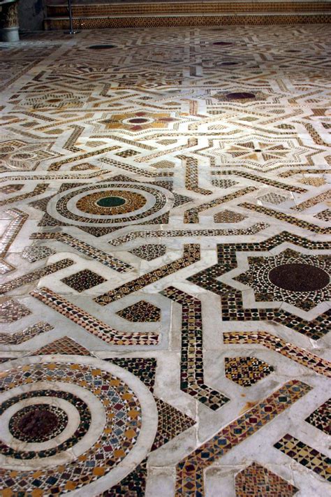Cosmatesque Floor Italian Marble Flooring Mosaic Flooring Tiled Quilt