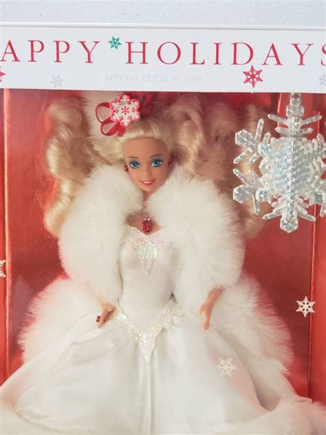 New Happy Holidays Barbie Doll Special Edition 1989 3523 Etsy Happy