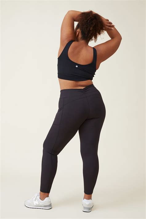 Curve Active Booty Lift Ruched Recycled Tight