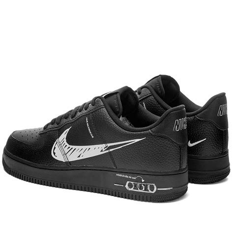 Nike Air Force 1 Lv8 Utility Black And White End