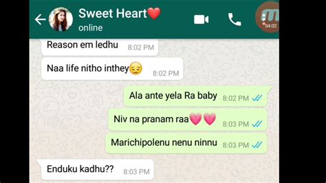 Over 40,000+ cool wallpapers to choose from. WhatsApp Love story||Real Love||Girl chat in Telugu - YouTube