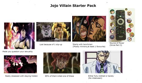 Jojo Villain Starter Pack Rstarterpacks