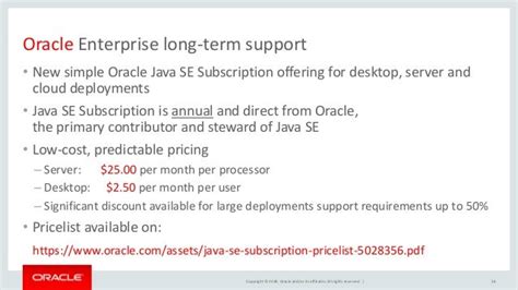 Oracle Java Se Subscription