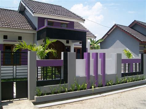 desain pagar rumah minimalis renovasi rumahnet