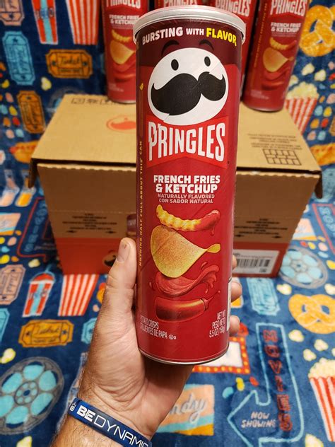 Pringles French Fries And Ketchup Potato Crisps Limited Time 55 Etsy