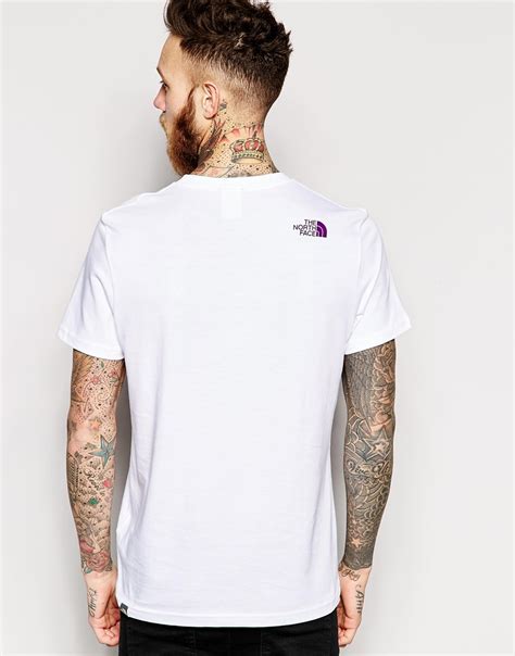 7,998 items on sale from $20. The north face T-Shirt With Mountain Line Logo in White ...