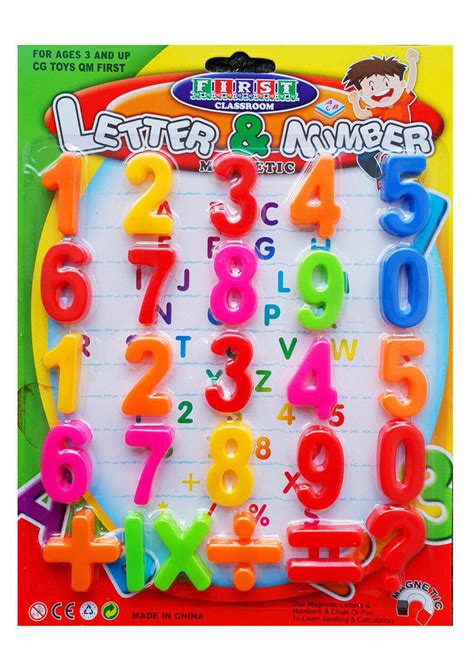 Fridge Magnetic Number And Alphabet Letters Educational Toys Children