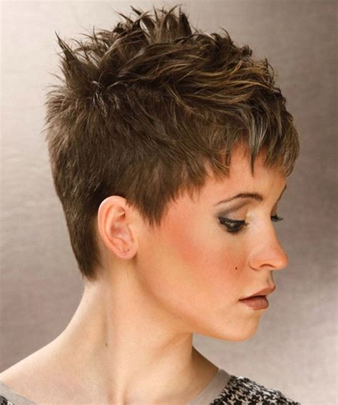 short spiky hair cut for older ladies 25mmcreamecocoil41recycledspiraguide