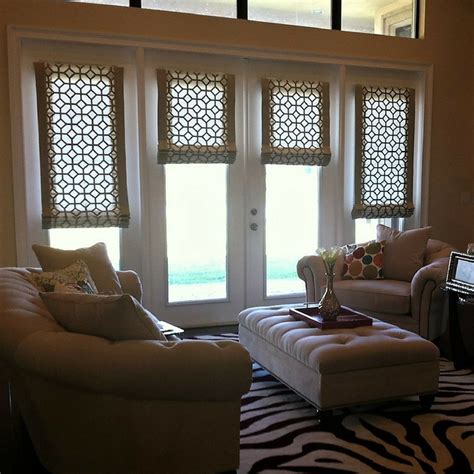 Overstock.com has been visited by 1m+ users in the past month Roman-Shades-French-Doors-RedTail2 - Made in the Shade