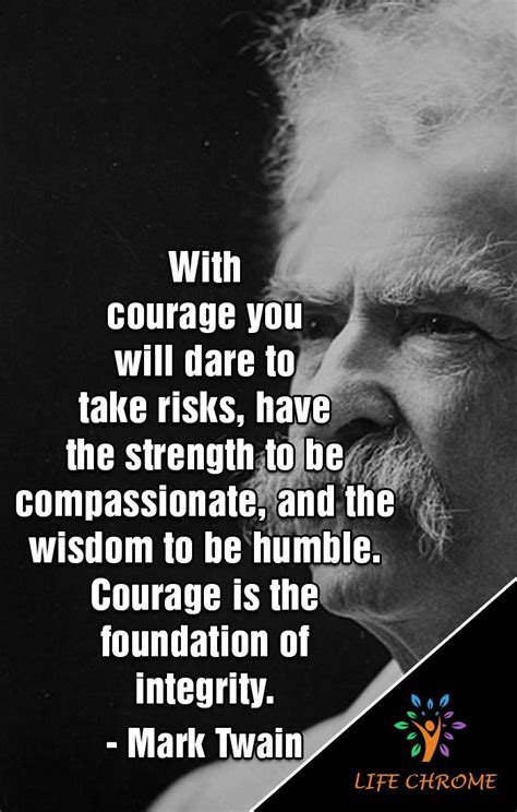 Mark Twain Courage Quote Moral Courage Twain Stock Image Image Of
