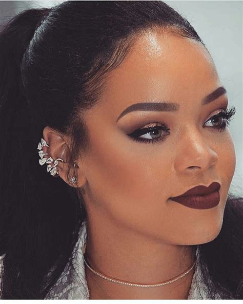 Rihanna Maquiagem Rihanna Maquiagem De Celebridades Maquiagem Para Mulheres Negras