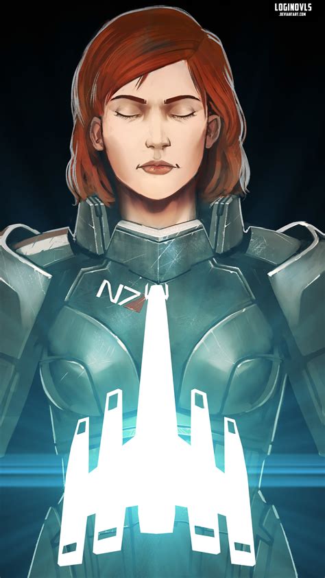 Artstation Commander Shepard Female Mass Effect
