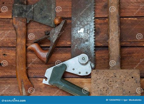 Tools For Woodworking Stock Photo Image Of Construction 126569932