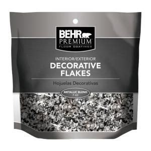 We'd like to hear from you! BEHR Premium, Metallic Blend Decorative Color Flakes ...