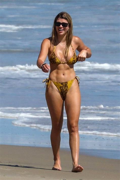 Sofia Richie Looks Fab In A Mustard Yellow Bikini As She Hits The Beach In Malibu California