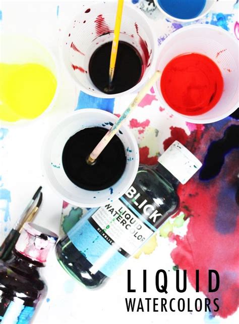 Liquid Watercolors Alisaburke Liquid Watercolor How To Make