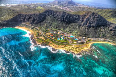 Photograph Aerial View Of Sealife Park Oahu Hi By Leah Varney On 500px