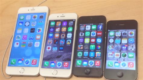Iphone 6 And Iphone 6 Plus Features And Size Comparison Youtube