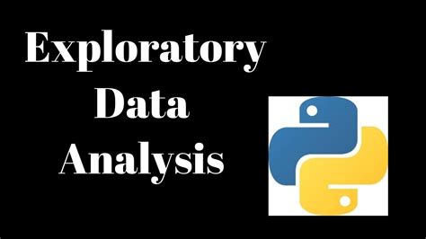 Exploratory Data Analysis Eda Using Python Jupyter Notebook